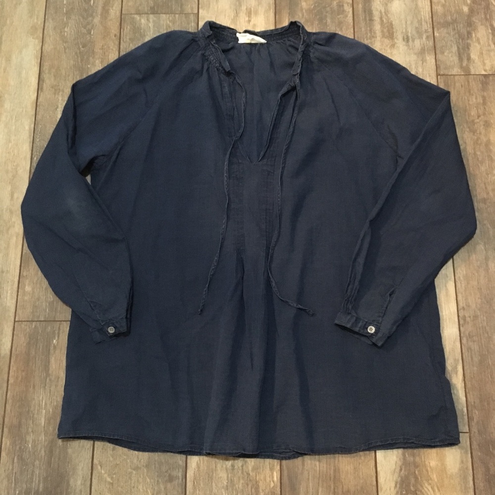 Lou & Grey soft denim top small